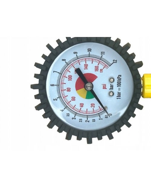 PISTOLET DO POMPOWANIA KÓŁ Z MANOMETREM 0-12 BAR