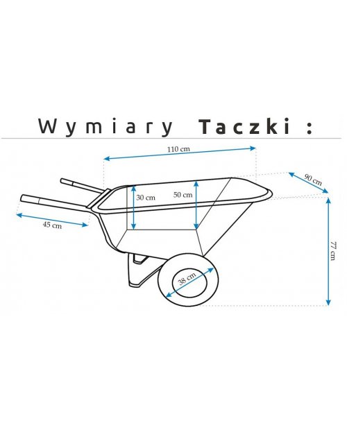 TACZKA DWUKOŁOWA wózek paszowy koleba japonka 300L