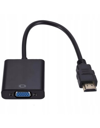 KONWERTER HDMI DO VGA D-SUB 15 PIN KABEL ADAPTER MONITOR FULL HD 1080p