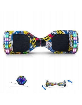 DESKOROLKA ELEKTRYCZNA HOVERBOARD 6,5 CALA DESKA 6,5' 6,5` YELLOW