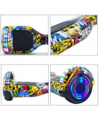 DESKOROLKA ELEKTRYCZNA HOVERBOARD 6,5 CALA DESKA 6,5' 6,5` YELLOW