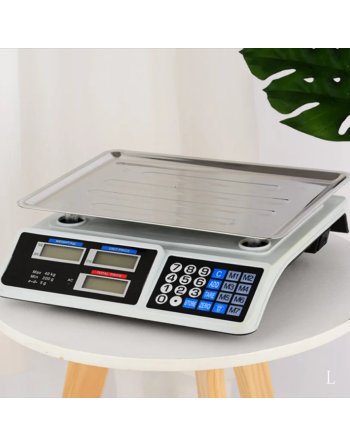 WAGA SKLEPOWA 40KG / 2g ELEKTRONICZNA KUCHENNA GASTRONOMICZNA MAGAZYNOWA