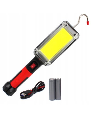 LAMPA WARSZTATOWA LED LATARKA AKUMULATOROWA COB 700lm Z MAGNESEM PRZENOŚNA