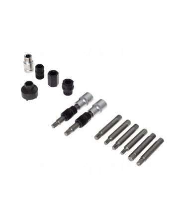KLUCZE DO ALTERNATORÓW ZE SPRZĘGŁEM TORX SPLINE KOMPLET 13 EL. ZESTAW