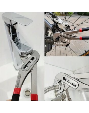 KLUCZ NASTAWNY SZCZYPCE DO RUR ROWKOWE 250mm Żabka Hydrauliczny Cęgi