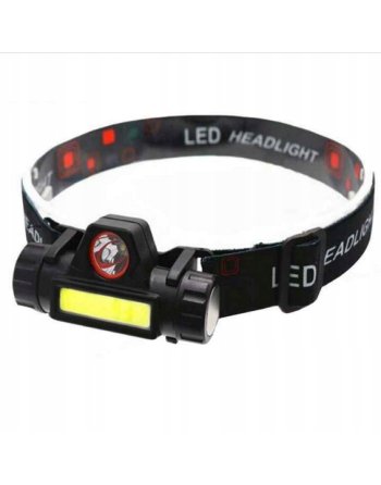 LATARKA CZOŁOWA Z MAGNESEM COB LED CZOŁÓWKA 4w1 LAMPKA USB AKUMULATOR