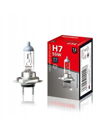 ŻARÓWKA HALOGENOWA H7 12V 55W filtr UV E4 ŻARÓWKI