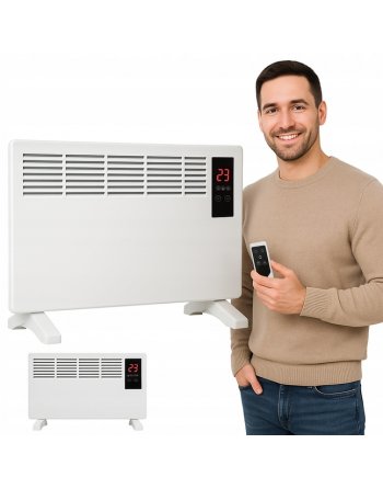 Grzejnik elektryczny konwektorowy 2000W energooszczędny + PILOT