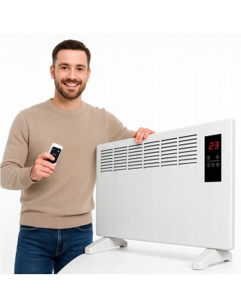 Grzejnik elektryczny konwektorowy 2000W energooszczędny + PILOT