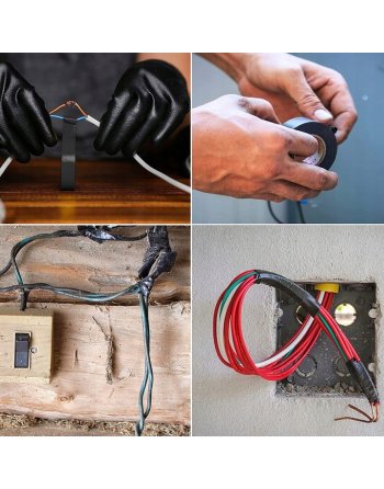 TAŚMA IZOLACYJNA PCV WODOODPORNA MOCNA ELEKTRYCZNA KOLOROWA DUCT TAPE 10szt