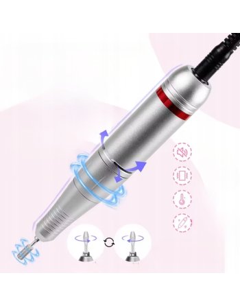 FREZARKA DO PAZNOKCI Do Manicure MOCNA + FREZY 45000RPM PEDICURE 204