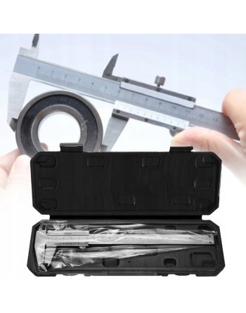 SUWMIARKA NONIUSZOWA TRADYCYJNA 150 MM ETUI INOX