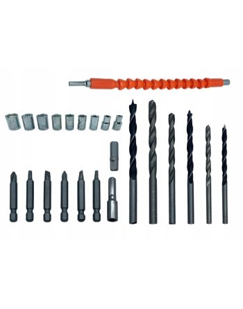 WKRĘTARKA AKUMULATOROWA BEZPRZEWODOWA 18V 2xBATERIA MOCNA AKCESORIA