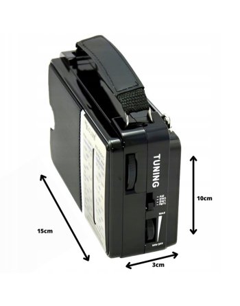 RADIO KUCHENNE 230V PRZENOŚNE BUDOWLANE NA BATERIE R20 FM AM SW