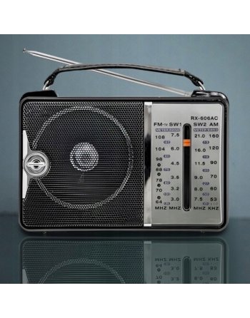 RADIO KUCHENNE 230V PRZENOŚNE BUDOWLANE NA BATERIE R20 FM AM SW