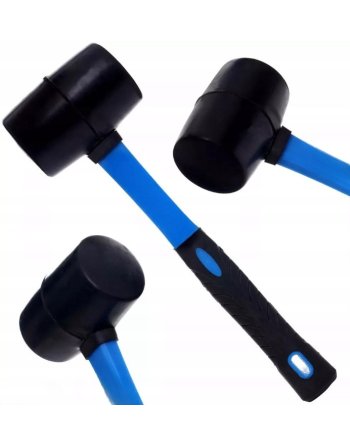 MŁOTEK GUMOWY BRUKARSKI BLACHARSKI 450g BEZODRZUTOWY WŁÓKNO SZKLANE