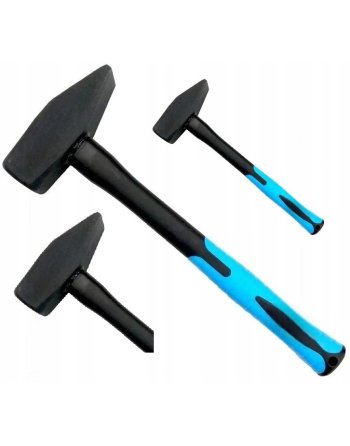 ELEKTROMET MŁOTEK MŁOT ŚLUSARSKI FIBERGLASS 2000G 2KG WŁÓKNO SZKLANE MOCNY