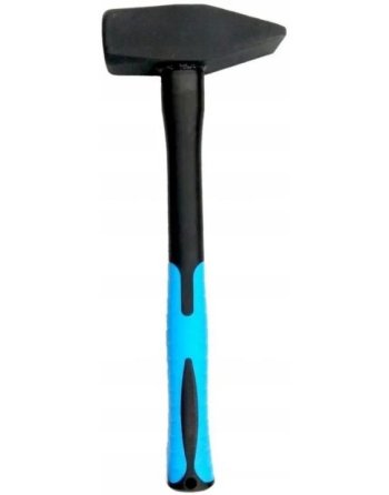 ELEKTROMET MŁOTEK MŁOT ŚLUSARSKI FIBERGLASS 2000G 2KG WŁÓKNO SZKLANE MOCNY