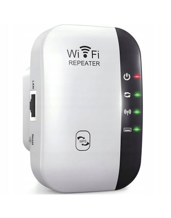 MOCNY WZMACNIACZ SYGNAŁU WI-FI 300MB/S RJ-45 2.4GHZ WPS ROUTER ACCESS POINT