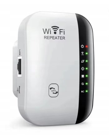 MOCNY WZMACNIACZ SYGNAŁU WI-FI 300MB/S RJ-45 2.4GHZ WPS ROUTER ACCESS POINT