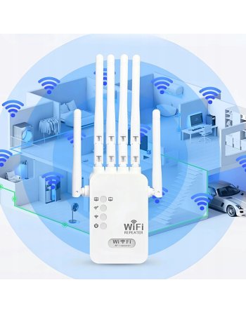 WZMACNIACZ SYGNAŁU ZASIĘGU SIECI WIFI REPEATER ZEWNĘTRZNY EXTENDER MOCNY