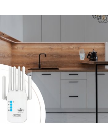 WZMACNIACZ SYGNAŁU ZASIĘGU SIECI WIFI REPEATER ZEWNĘTRZNY EXTENDER MOCNY