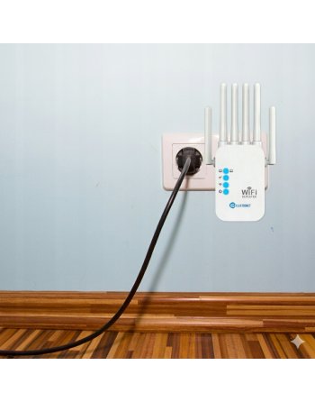 WZMACNIACZ SYGNAŁU ZASIĘGU SIECI WIFI REPEATER ZEWNĘTRZNY EXTENDER MOCNY