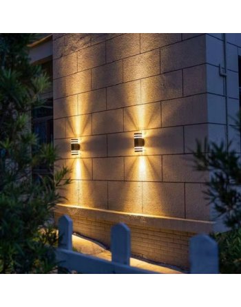 Kinkiet Zewnętrzny Lampa Elewacyjna LED Ogrodowa 2x GU10 IP54