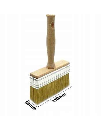 Pędzel tapetowy tapetówka tapeciak ławkowiec malarski STANDARD 150 x 50 mm