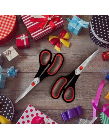 NOŻYCZKI NOŻYCE UNIWERSALNE WYTRZYMAŁE MOCNE OSTRE BIUROWE KRAWIECKIE 23CM