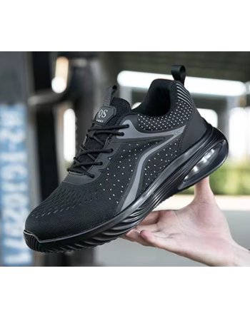 Buty męskie robocze SNEAKERSY czarne Oddychające z Noskiem BHP Lekkie r. 42