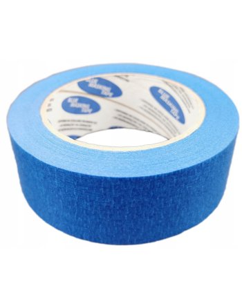 TAŚMA MALARSKA NIEBIESKA PAPIEROWA MASKUJĄCA 38mm x 50m OCHRONNA BLUE UV