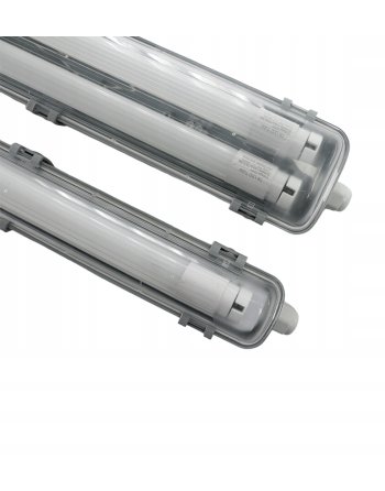 Oprawa Hermetyczna 60cm lampa + 2x świetlówki LED Wodoszczelna Do Garażu