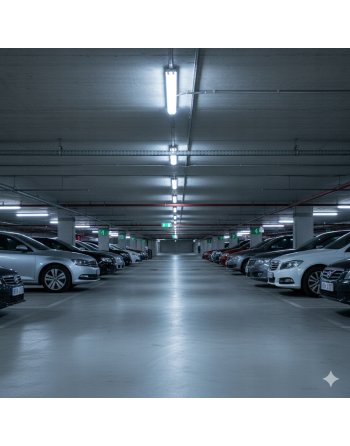 Oprawa Hermetyczna 60cm lampa + 2x świetlówki LED Wodoszczelna Do Garażu