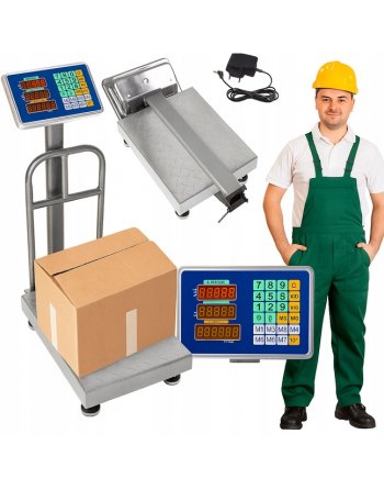 Waga Magazynowa Elektroniczna Sklepowa LCD 150kg Platformowa Towarowa Mocna