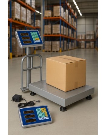 Waga Magazynowa Elektroniczna Sklepowa LCD 150kg Platformowa Towarowa Mocna