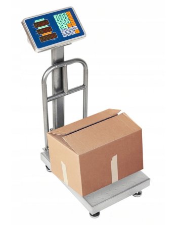 Waga Magazynowa Elektroniczna Sklepowa LCD 150kg Platformowa Towarowa Mocna