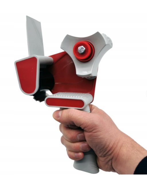 DYSPENSER do taśm METALOWY zaklejarka do 50mm SOLIDNY NÓŻ