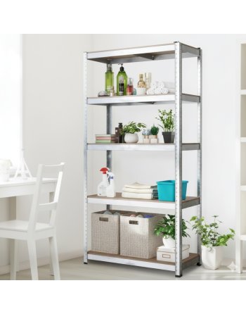 REGAŁ METALOWY ocynkowany do PIWNICY Garażu 180x90x40 875kg magazynowy