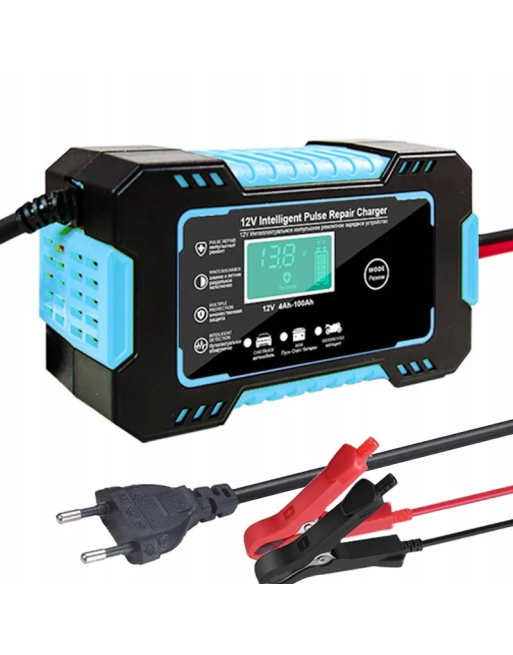AUTOMATYCZNY INTELIGENTNY PROSTOWNIK ŁADOWARKA AKUMULATORA LCD 12V 6A