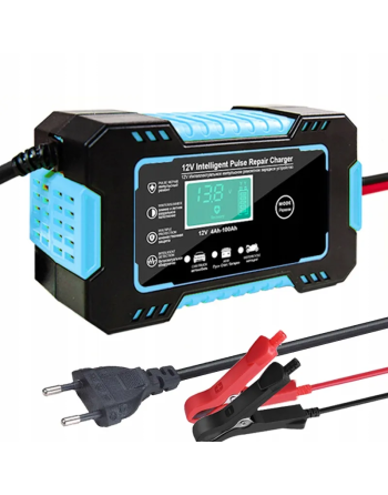 AUTOMATYCZNY INTELIGENTNY PROSTOWNIK ŁADOWARKA AKUMULATORA LCD 12V 6A