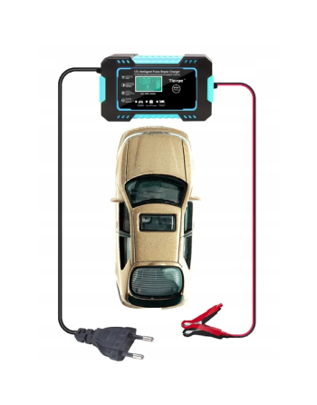 AUTOMATYCZNY INTELIGENTNY PROSTOWNIK ŁADOWARKA AKUMULATORA LCD 12V 6A