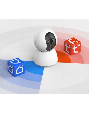 OBROTOWA KAMERA 3MP WIFI IP TRYB NOCNY NIANIA ELEKTRONICZNA ICSEE NA ŻYWO