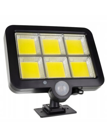 LAMPA SOLARNA Z CZUJNIKIEM RUCH ZMIERZCHU LED COB 2400mA LAMPA ULICZNA
