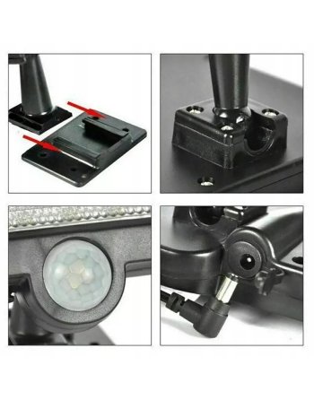 LAMPA SOLARNA Z CZUJNIKIEM RUCH ZMIERZCHU LED COB 2400mA LAMPA ULICZNA