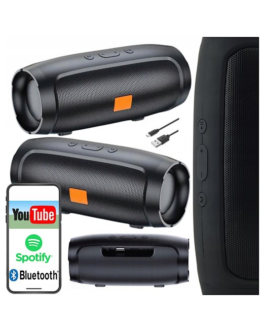 GŁOŚNIK BEZPRZEWODOWY BLUETOOTH BASS POWERBANK