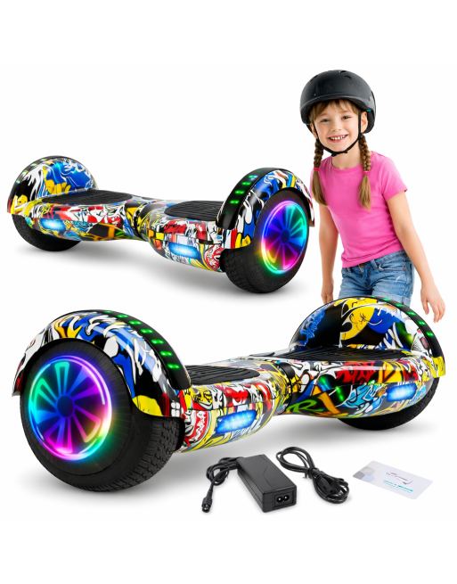 DESKOROLKA ELEKTRYCZNA HOVERBOARD 6,5 CALA DESKA 6,5' 6,5` YELLOW
