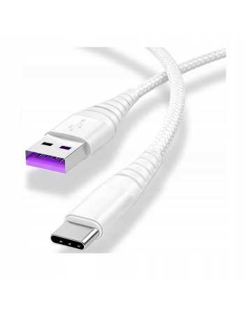 KABEL USB TYPU C SZYBKIE ŁADOWANIE 3.0 QC 5A - 1M