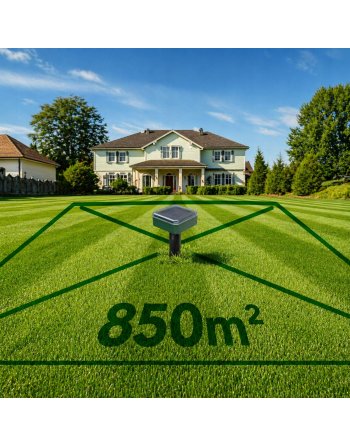 ODSTRASZACZ NA KRETY NORNICE MYSZY KUNY GRYZONIE SOLARNY WIBRACYJNY 850m2