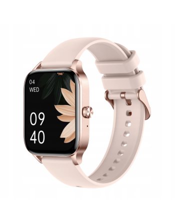 ZEGAREK SMARTWATCH DAMSKI SMS ROZMOWY SPORT ZDROWIE MENU PL PINK